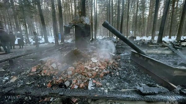 Пожар в Хакасии