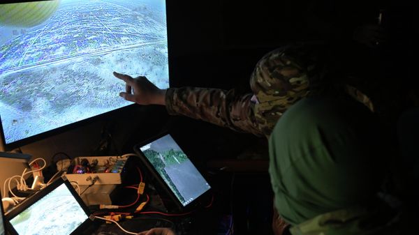 Боевая работа расчетов БПЛА Молния группировки войск Запад