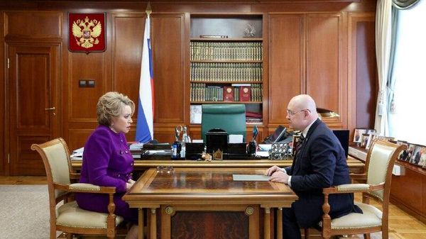 Валентина Матвиенко и Михаил Развожаев