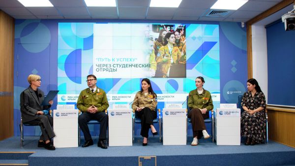 Пресс-конференция Путь к успеху через студенческие отряды