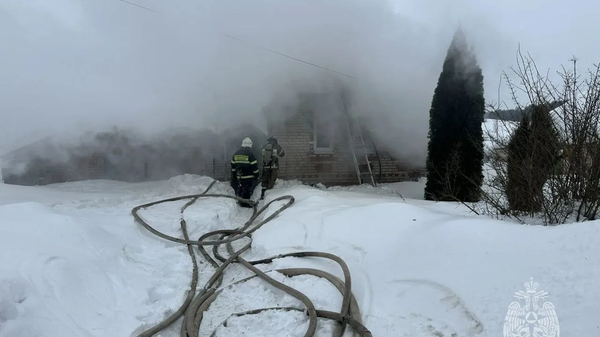 Пожар в Нижегородской области