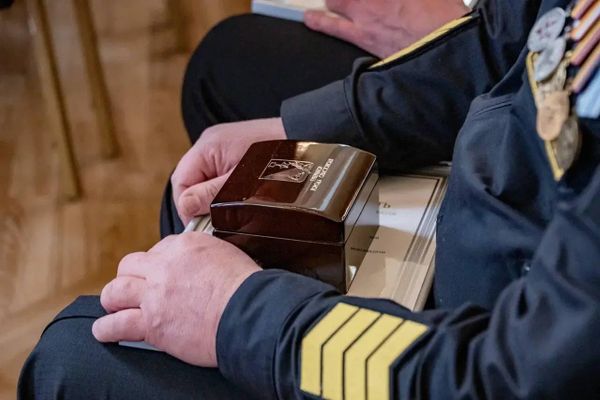 Вручение наград военным в Севастополе в честь Дня защитника Отечества