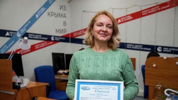 Шеф-редактор специальных проектов сайта РИА Новости Крым Ольга Леонова