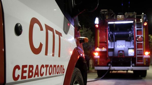 Пожарная машина в Севастополе