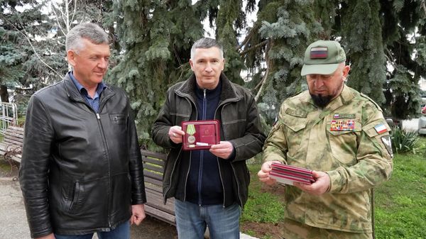 В Симферополе наградили участников Крымской весны из Абхазии