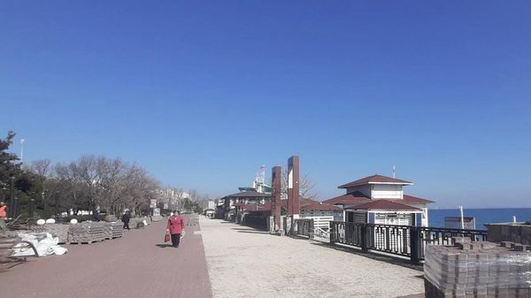 Благоустройство набережной в Феодосии