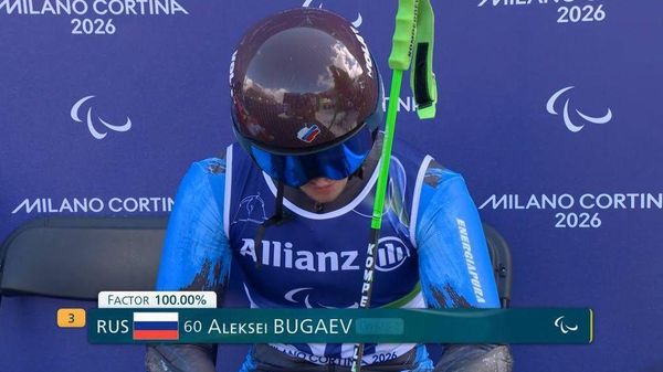 Российский горнолыжник Алексей Бугаев
