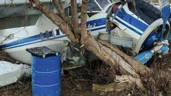 АН-2 совершил жесткую посадку на взлетно-посадочную площадку Камышин в Волгоградской области