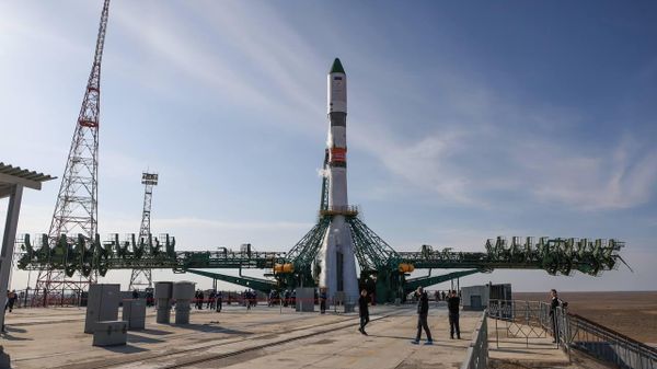 Ракета за 10 минут до старта