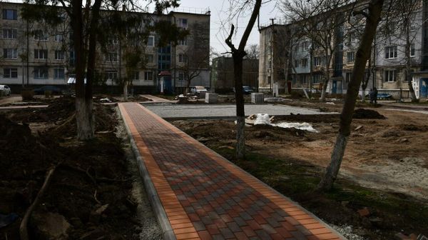Благоустройство дворов в Крыму