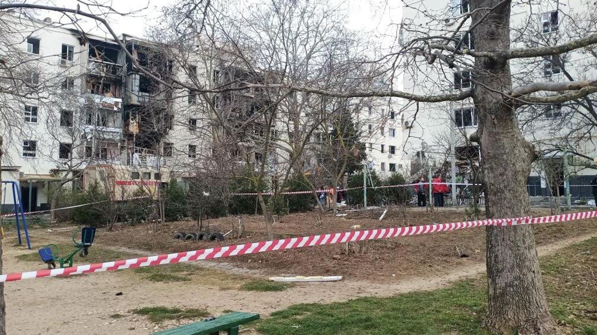 Последствия взрыва в жилой пятиэтажке в Севастополе Последствия взрыва в жилой пятиэтажке в Севастополе - РИА Новости, 1920, 24.03.2026