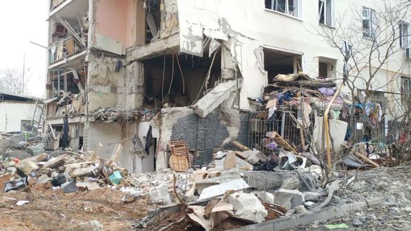 Последствия взрыва в жилой пятиэтажке в Севастополе