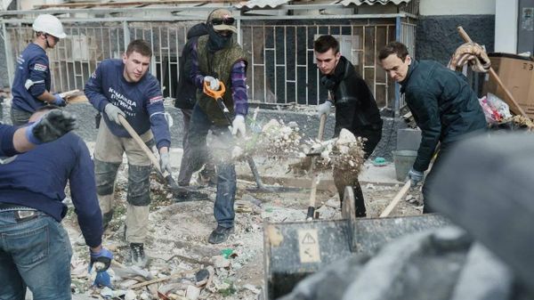 Ликвидация последствия взрыва в Севастополе