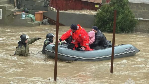 Последствия ливней в Махачкале