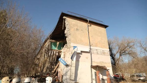 В Перми рухнула часть четырехэтажного дома
