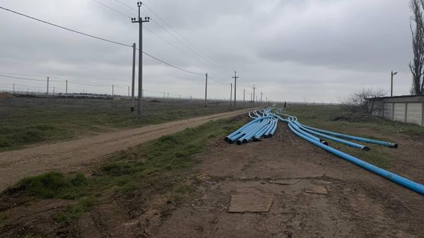 Строительство водовода Николаевка