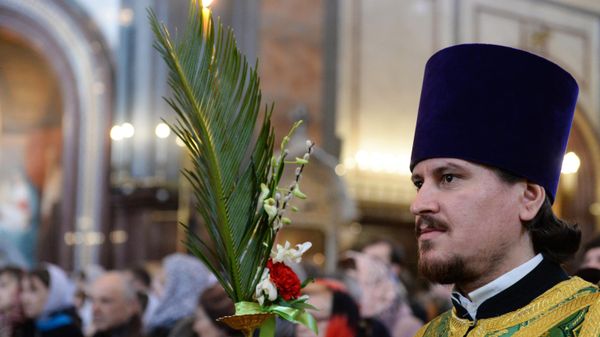 Патриаршее служение в канун празднования Входа Господня в Иерусалим