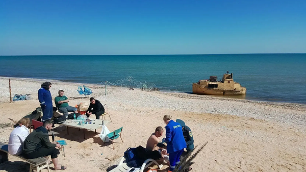 В Азовском море затонул сухогруз