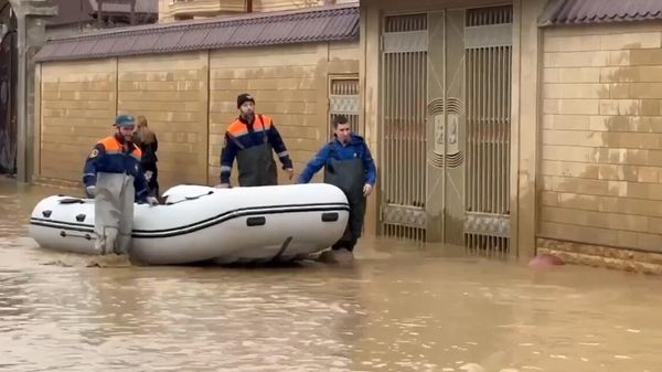 Подтопления после дождей в Дагестане