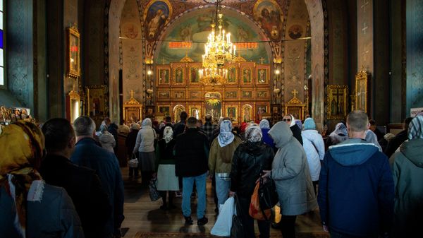 Празднование православной Пасхи в Симферополе