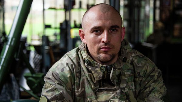 Максим Нечаев, доброволец Спарты, экскурсовод музея СВО в Перевальном