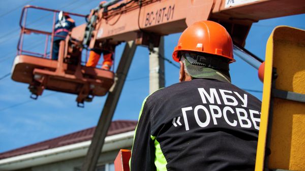 Восстановление сетей уличного освещения, ремонт светильников и замена ламп
