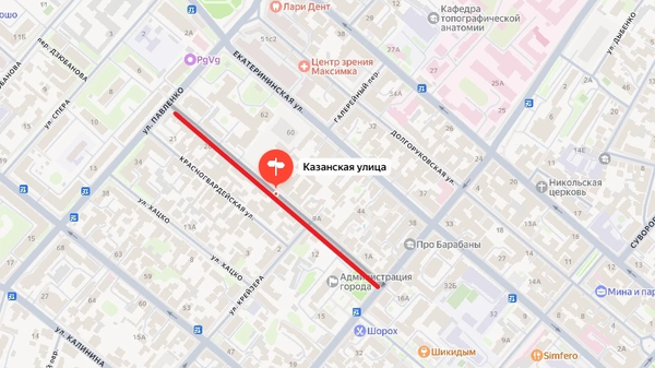 В Симферополе закроют проезд по улице Казанская