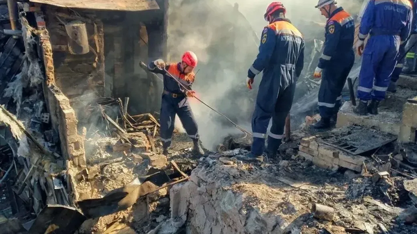 В Туапсе упал беспилотник