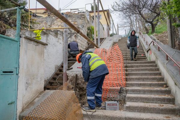 Строительство тоннеля между улицами Пожарова и Генерала Петрова в Севастополе