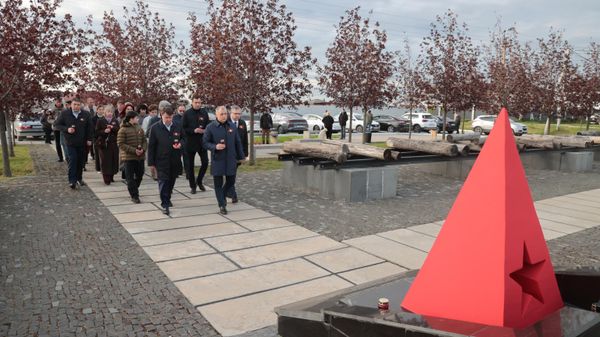 Акция Свеча памяти в совхозе Красный
