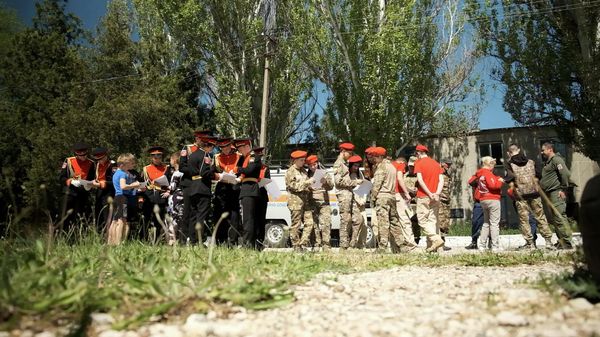 В Ленинском районе Крыма дали старт движения Юнармии на базе местного ДОСААФ