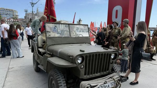 Празднование Дня Победы в Ялте