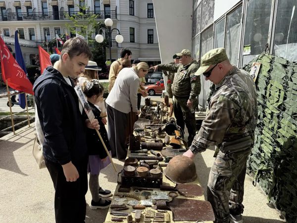 Празднование Дня Победы в Ялте