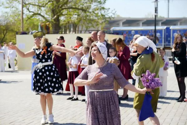 Празднование Дня Победы в Евпатории
