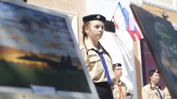 Празднование Дня победы в реабилитационном центре в Керчи