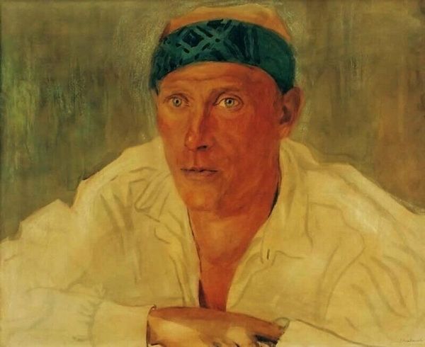 Портрет М. Булгакова авторства Анны Остроумовой-Лебедевой
