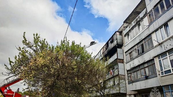Пожар в Севастополе