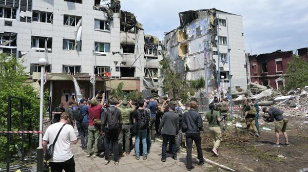 Иностранные журналисты посетили Старобельск в ЛНР