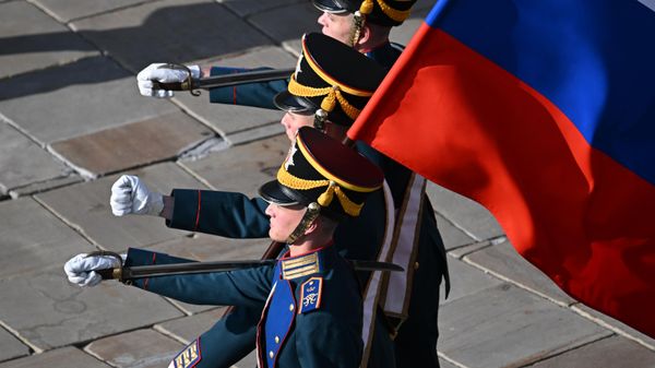 Развод пеших и конных караулов Президентского полка ФСО России