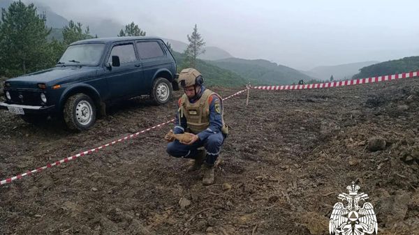 Обезвреживания взрывоопасных предметов времен ВОВ в Крыму