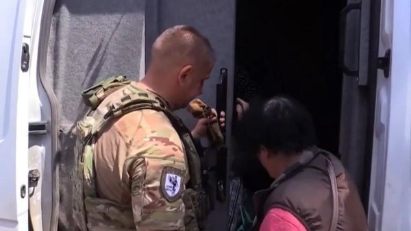 Украинская эвакуационная группа в Дружковке