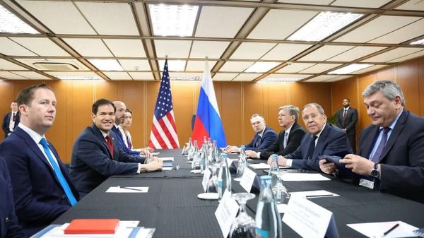 Сергей Лавров проводит встречу с Государственным секретарем США Марко Рубио на полях министерских мероприятий по линии АСЕАН