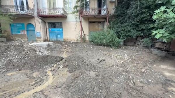 Последствия схода сели в Алупке