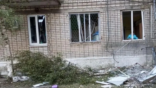 Последствия атаки ВСУ на больницу в Алешках Херсонской области