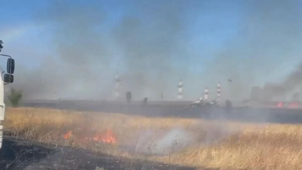 Пожар в Симферопольском районе