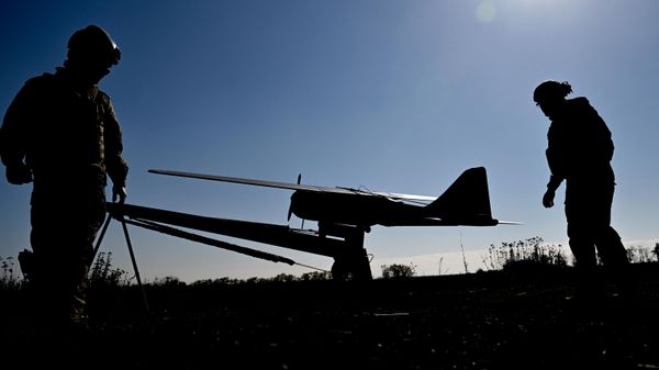 Боевая работа расчета БПЛА