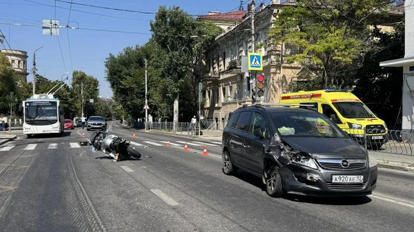ДТП на улице Гоголя в Севастополе