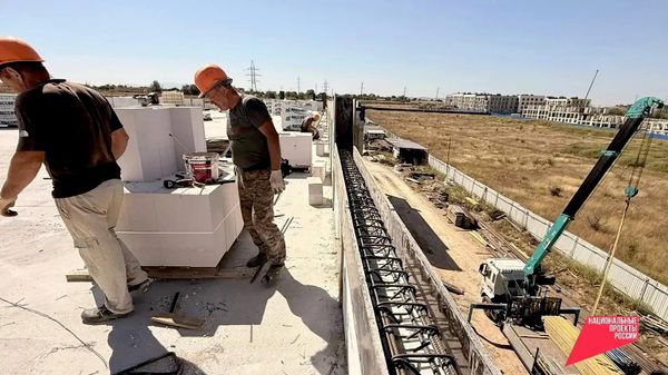 В Симферопольском районе строится новый детский сад