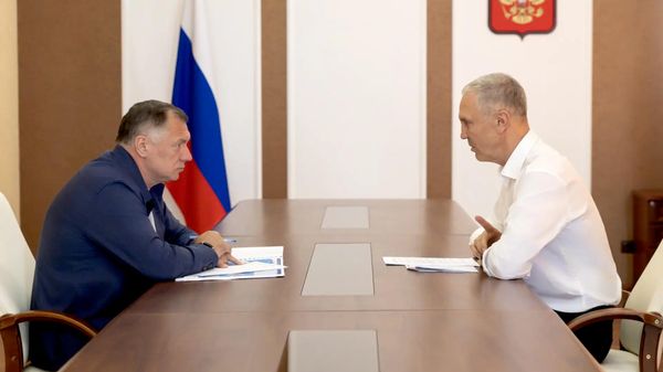 Марат Хуснуллин и Владимир Сальдо