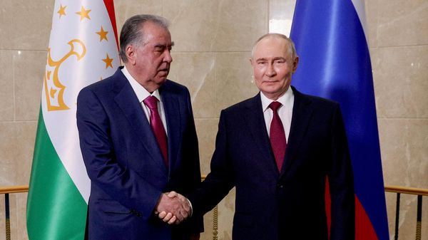 Президент Владимир Путин встретился с президентом Таджикистана Эмомали Рахмоном